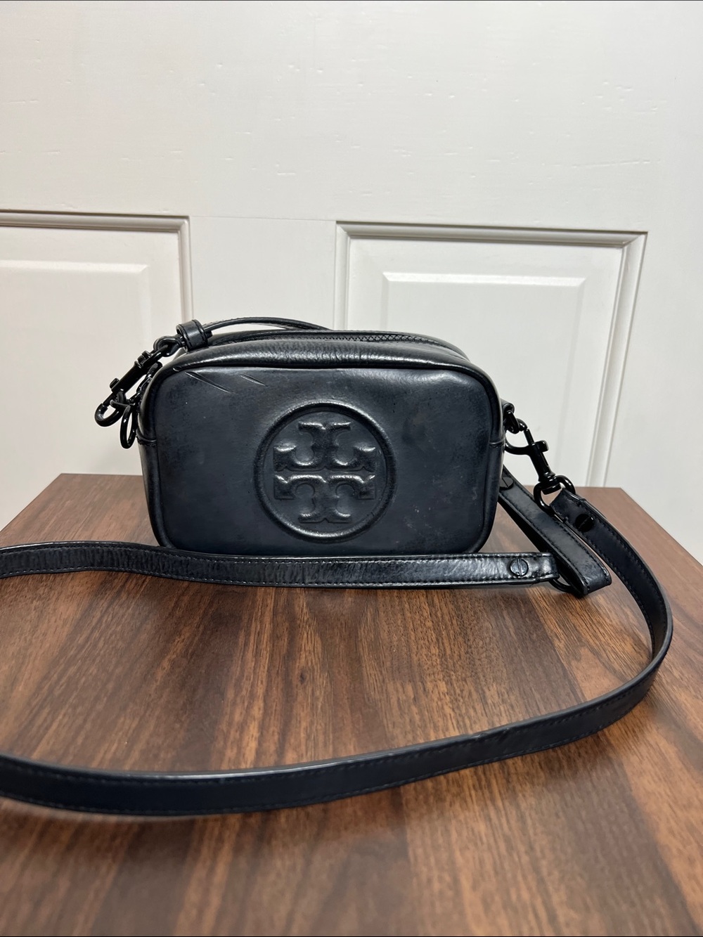 Tory Burch Camera Crossbody Bag with Logo